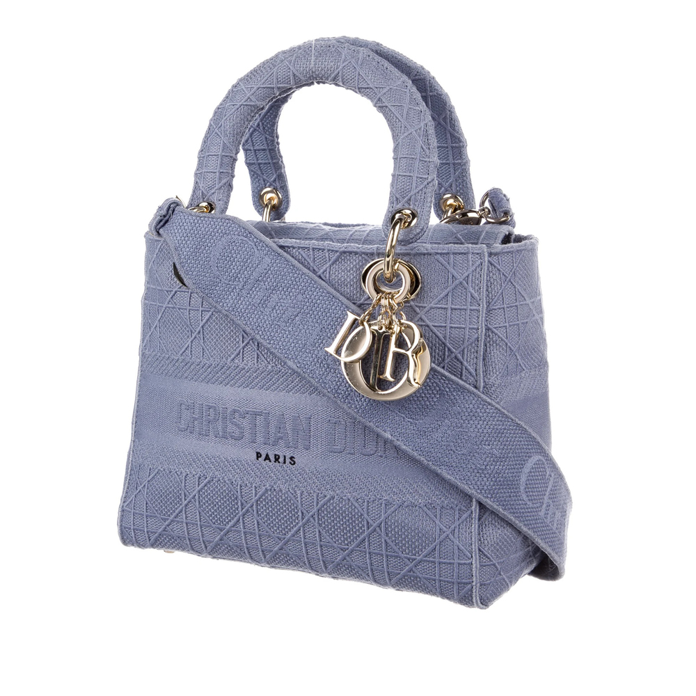 Pre-Loved Dior Medium Lady D-Lite - Picture 2 of 9
